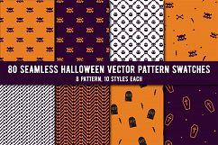 80 Halloween Seamless Vector Pattern Swatches Product Image 1
