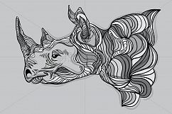 Rhinoceros - Wild Animal Creative Graphics Product Image 1