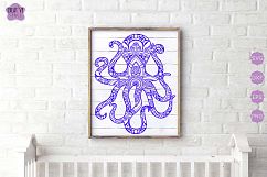 Zentangle Octopus svg Product Image 2