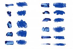 22 Watercolor blueberry brushes. Product Image 5