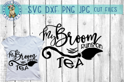 My Broom runs on BUNDLE - Halloween - Witch - SVG Cut file Product Image 13