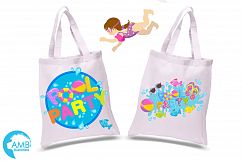 Pool party Mega clipart, graphics pack AMB-901-902-903 Product Image 3