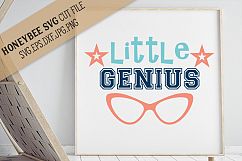 Little Genius Girl SVG Cut File Product Image 1
