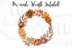 Fall Clipart, Autumn Graphics, Harvest Pumpkins Clipart Product Image 7