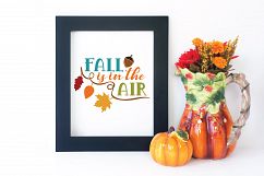 Fall is in the Air SVG - Fall SVG Cut File - DXF EPS PNG JPG Product Image 4