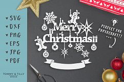 Merry Christmas - SVG EPS DXF PNG PDF JPG Cut File Product Image 3