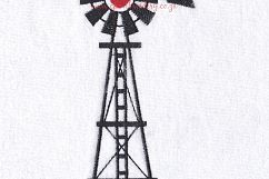 Windmill Red Heart Middle Center Machine Embroidery File Product Image 8
