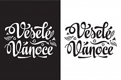 Christmas template. Neues Jahr, Frohe Weihnacht, Novij God, Buon Natale, Vesele Vanose, Feliz Navidad, Joyeux Noel. Christmas lettering. Product Image 2
