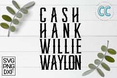 Cash, Hank, Willie, Waylon Product Image 1