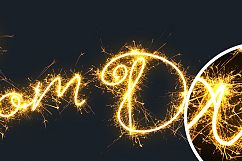 Graduation Sparklers Word Art PNG Product Image 2