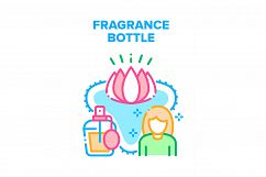 Fragrance Bottle Vector Concept Color Illustration Product Image 1