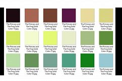 36 Glitter and Solid Color Princess Green and Brown Papers Product Image 5