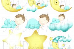 Baby boy clipart Product Image 4
