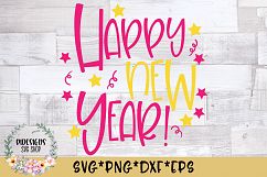 Happy New Year SVG Cut File Product Image 1