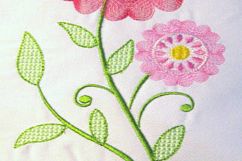 Vintage Flowers Machine Embroidery Design Set Product Image 2