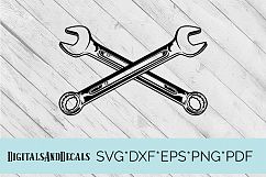 Spanners SVG Cutting File  Product Image 1