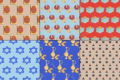 Watercolor Hanukkah Digital Paper Product Image 3
