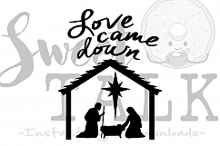 Love came down-svg digital download Product Image 1