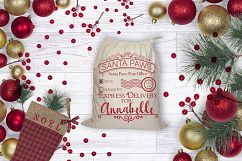 Santa, Christmas, SVG, Santa Sack, SVG EPS DXF PNG Product Image 1