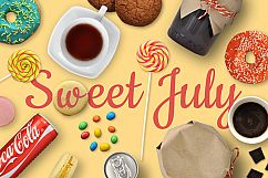 Sweet July: Mockup Scene Template Product Image 1