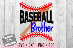Baseball Brother SVG Product Image 1