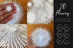 3D Flower SVG Cut Files - Flower SVG - Layered Flower DXF Product Image 10