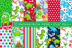 Dinosaur digital papers, Dinosaurs, Dinosaur patterns Product Image 1