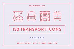 Line Icons – Transport Product Image 1
