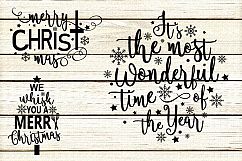 Christmas Quotes svg cutting files Product Image 3