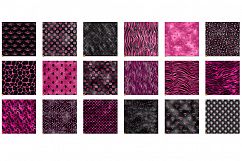 Bright Pink and Black Glam Textures Product Image 3