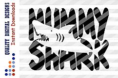 Mummy shark Svg files Mummy svg Mama shirt dxf Family shark Product Image 2