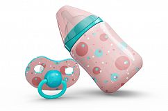 Baby Bottle and Pacifier Vol.2 Mockup Product Image 6
