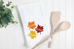 Grateful Thankful Blessed SVG - Fall SVG Cut File - DXF EPS Product Image 2