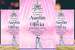 Royal wedding invitation card Product Image 1