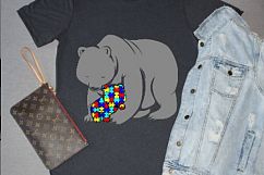 Mama bear svg, autistic svg,autism svg,svg autistic, svg autism, spectrum disorder svg,svg spectrum disorder,svg mama bear,autism puzzle svg Product Image 1
