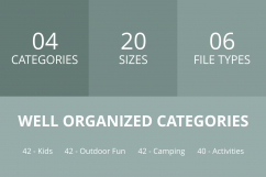 166 Activities Filled Round Corner Icons Product Image 3