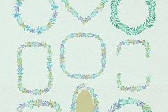 watercolor greenery Product Image 3