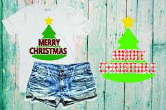 Merry Christmas Tree SVG 435sv Product Image 1