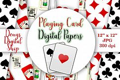 Playing Card Suits - Digital Wall, Playing Cards Patterned Product Image 3