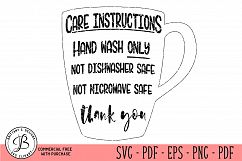 Care Card Instruction SVG, Care Cards SVG, Print and Cut SVG Product Image 3
