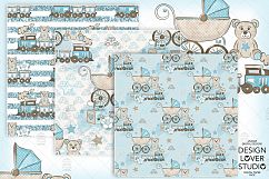 Baby Boy digital paper pack Product Image 6