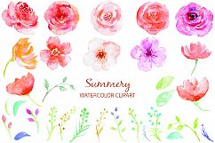Watercolor Clip Art Summery Product Image 2