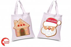 Christmas Cookie Clipart, GRAPHICS, ILLUSTRATIONS AMB-1539 Product Image 2