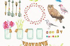 Watercolor Boho Set &amp; Patterns Product Image 3