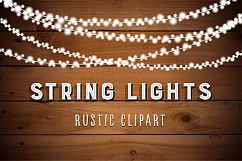 String Lights Bunches Clip Art Set Product Image 4