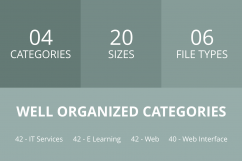 166 Web Filled Round Corner Icons Product Image 3