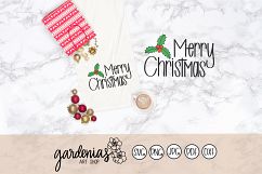 Merry Christmas with Holly Product Image 1