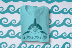 Smiling Shark SVG File Cutting Template Product Image 2