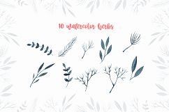 Winter Scandinavian Elfs, Nordic decor clipart watercolor Product Image 6
