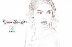 Photoshop Sketch Action Product Image 1